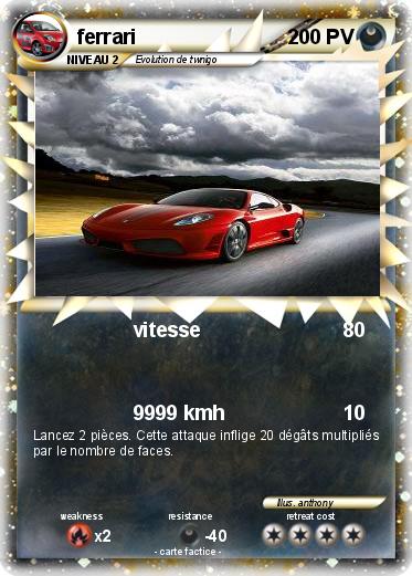 Pokemon ferrari