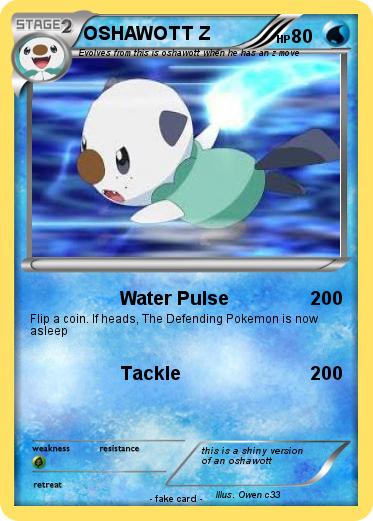 Pokemon OSHAWOTT Z