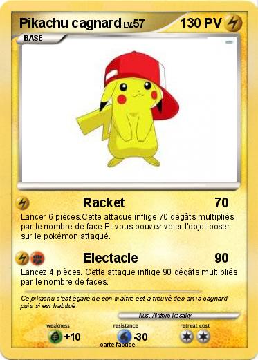 Pokemon Pikachu cagnard