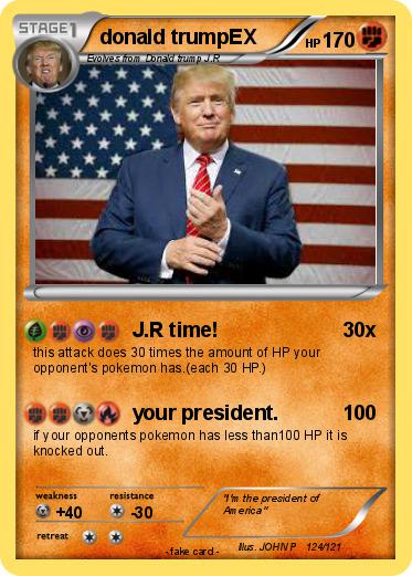 Pokemon donald trumpEX