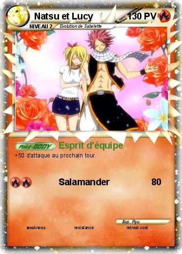 Pokemon Natsu et Lucy