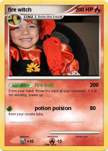 Pokemon fire witch