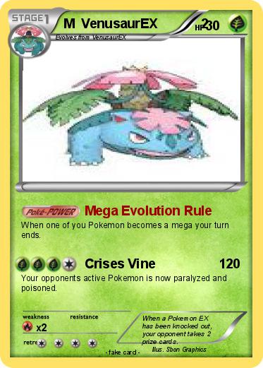 Pokemon M  VenusaurEX            2