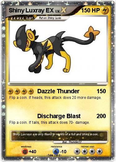 Pokemon Shiny Luxray EX