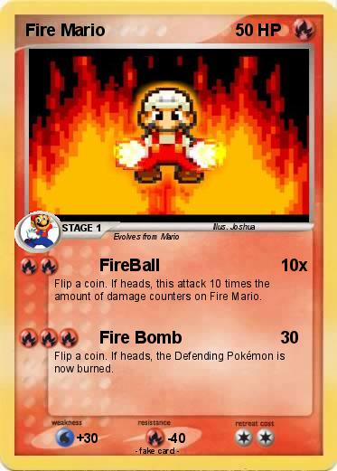 Pokemon Fire Mario