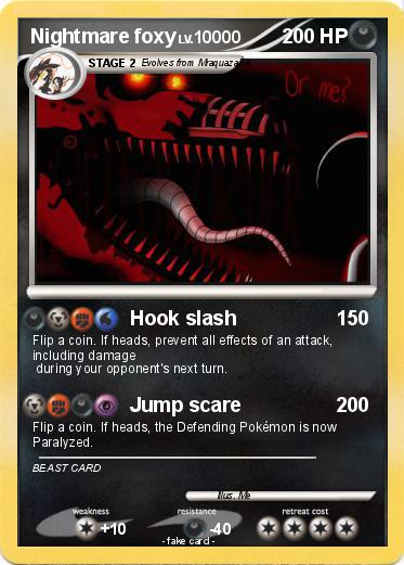 Pokemon Nightmare foxy
