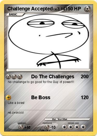 Pokemon Challenge Accepted