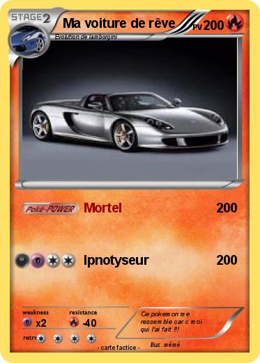 Pokemon Ma voiture de rêve
