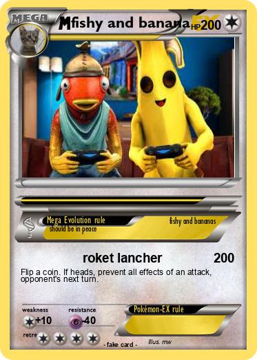 Pokemon fishy and banana