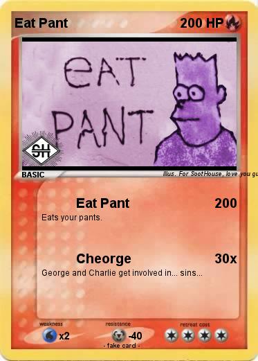 Pokemon Eat Pant