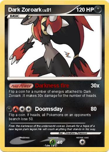 Pokemon Dark Zoroark