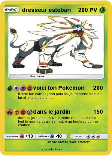 Pokemon dresseur esteban