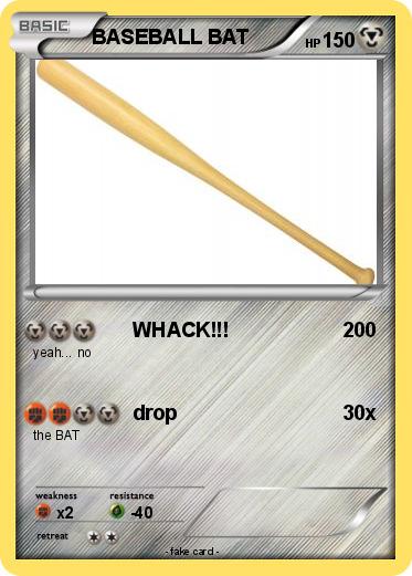 Pokemon BASEBALL BAT
