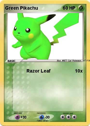 Pokemon Green Pikachu