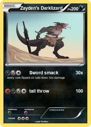 Pokemon Zayden's Darklizard