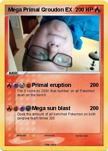 Pokemon Mega Primal Groudon EX