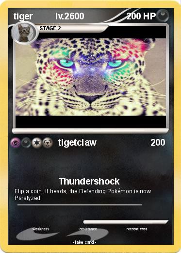 Pokemon tiger         lv.2600