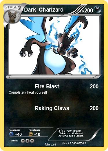 Pokemon Dark  Charizard