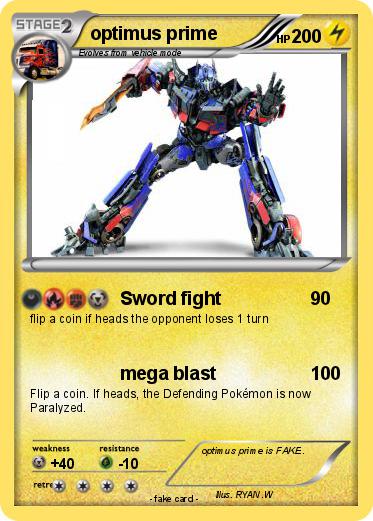Pokemon optimus prime