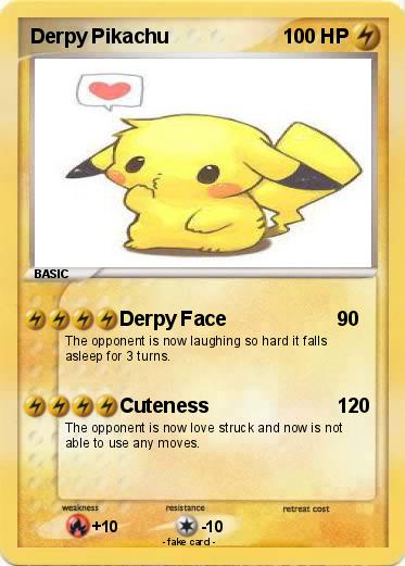 Pokemon Derpy Pikachu