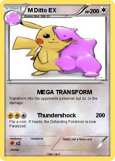 Pokemon M Ditto EX
