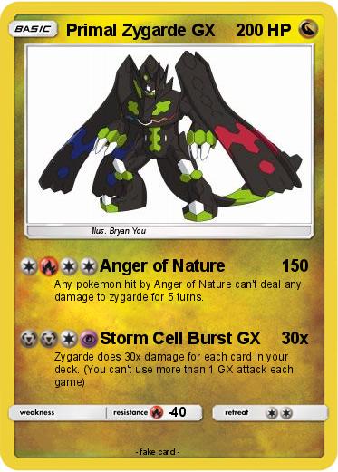 Pokemon Primal Zygarde GX