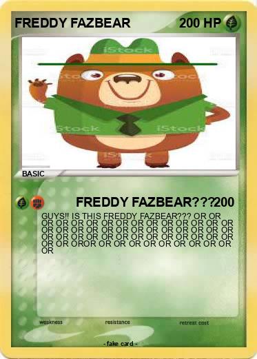 Pokemon FREDDY FAZBEAR