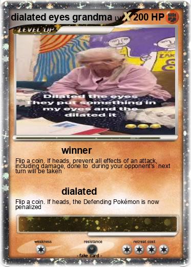 Pokemon dialated eyes grandma