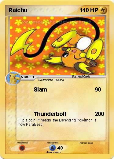 Pokemon Raichu