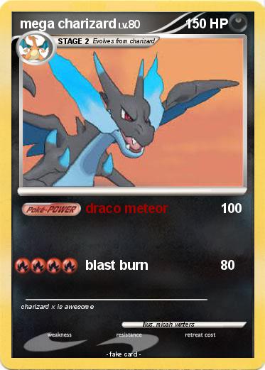 Pokemon mega charizard