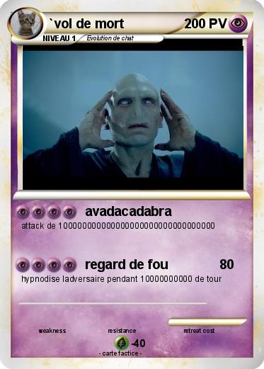 Pokemon `vol de mort