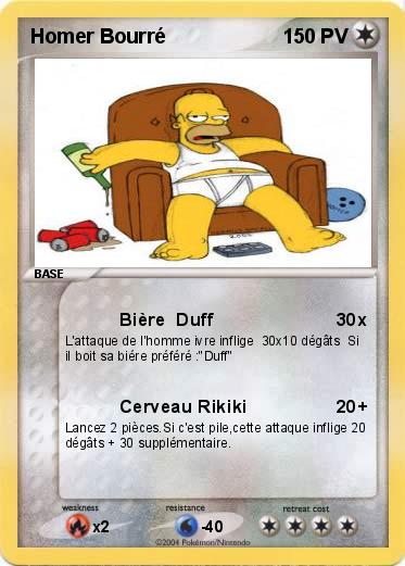 Pokemon Homer Bourré