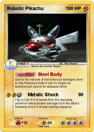 Pokemon Robotic Pikachu