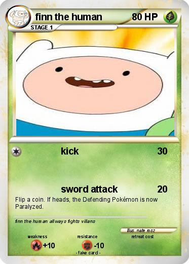 Pokemon finn the human