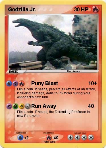 Pokemon Godzilla Jr.