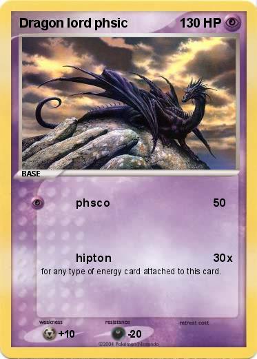 Pokemon Dragon lord phsic