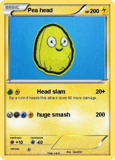 Pokemon Pea head