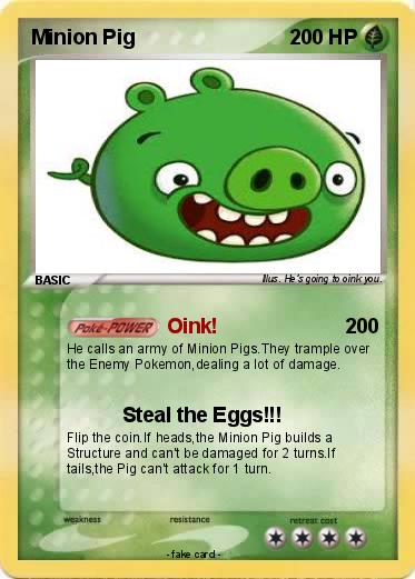 Pokemon Minion Pig