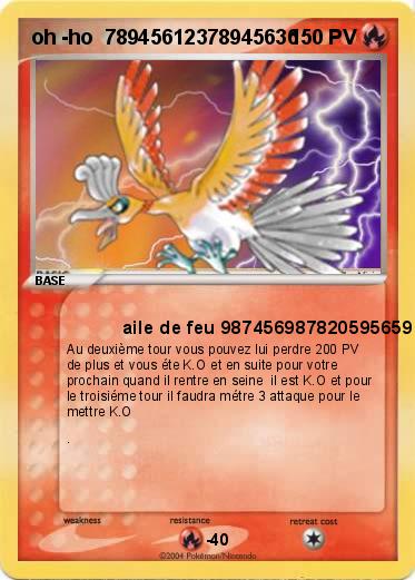 Pokemon oh -ho  78945612378945636