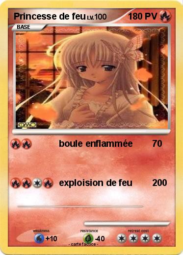 Pokemon Princesse de feu