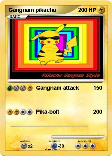 Pokemon Gangnam pikachu