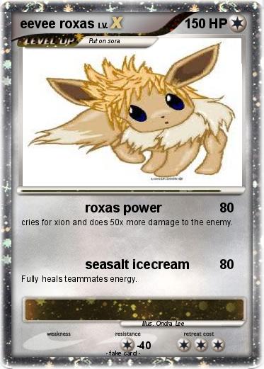 Pokemon eevee roxas