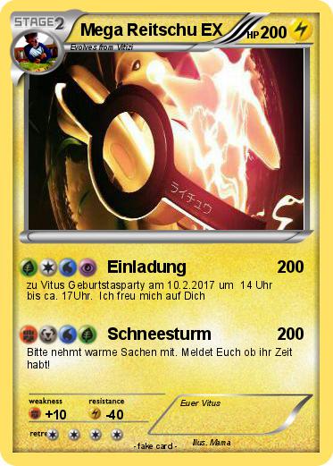 Pokemon Mega Reitschu EX