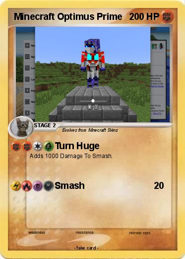 Pokemon Minecraft Optimus Prime