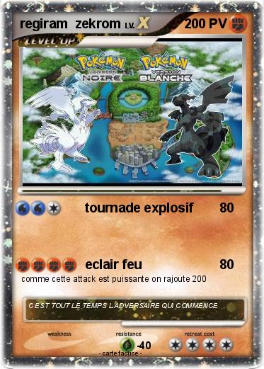 Pokemon regiram  zekrom