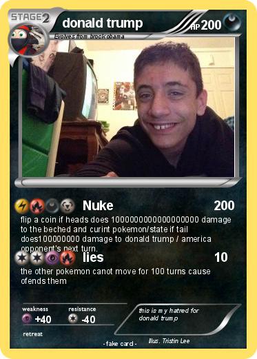Pokemon donald trump