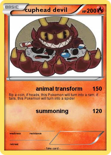 Pokemon cuphead devil