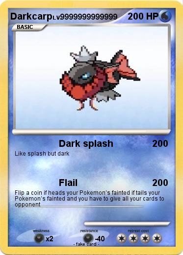 Pokemon Darkcarp