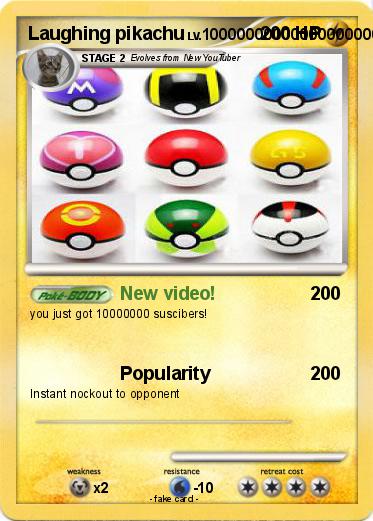 Pokemon Laughing pikachu