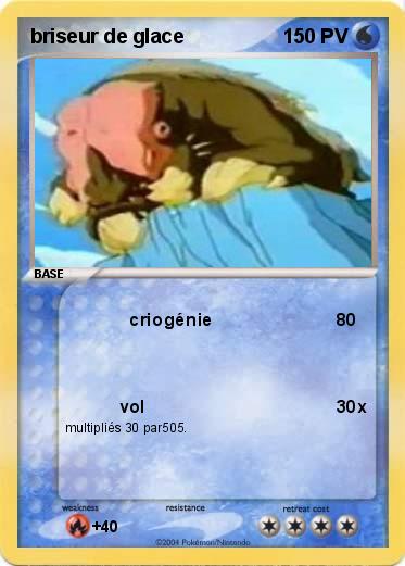 Pokemon briseur de glace